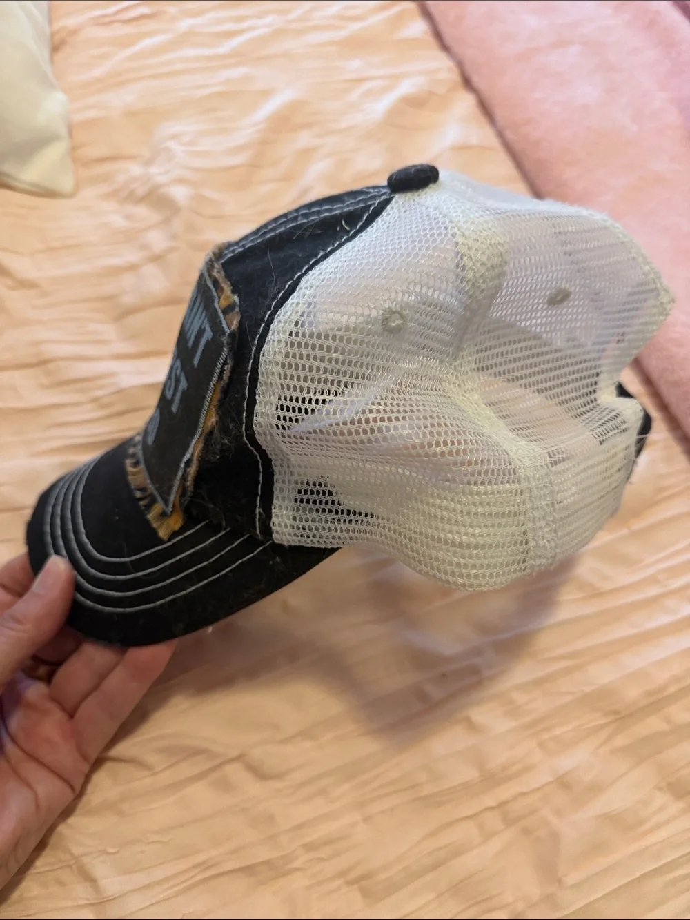 Black Trucker Hat 